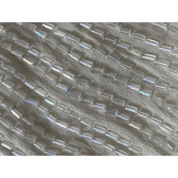 Fabrice couture Women's Small Off white Sequined Beaded Pants Vintage Stunning - Picture 12 of 12